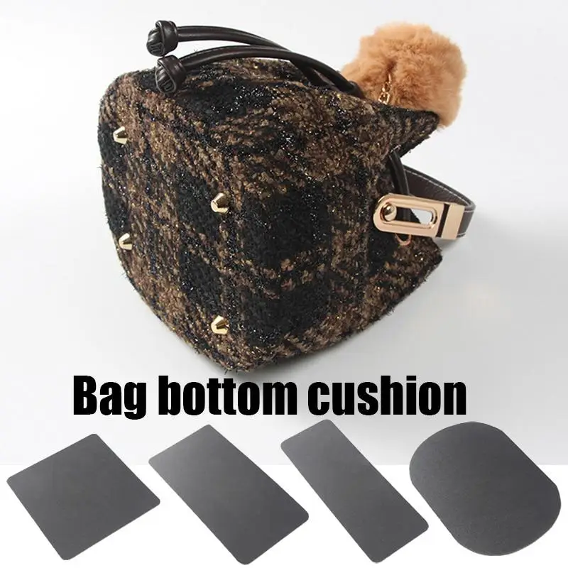 1PC Oval Long Bag Bottom for Knitted Bag Pu Leather Handbag Base Shaper Handmade Bottom for DIY Crochet Bag accessories