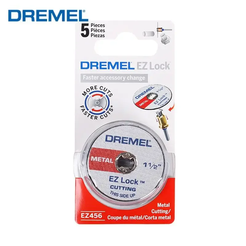 Dremel EZ Lock Cutting Wheel Wood Plastic Metal Rotary Tool Cut-Off Wheels Reinforced Diamond Cutting Discs Accessories EZ456