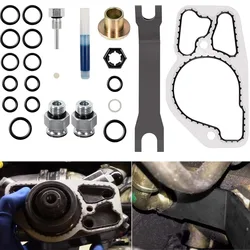 High Pressure Oil Pump HPOP Master Service Kit with O-Ring Seals & Base Gasket for Ford Powerstroke 7.3L & Navistar DT466/ T444E