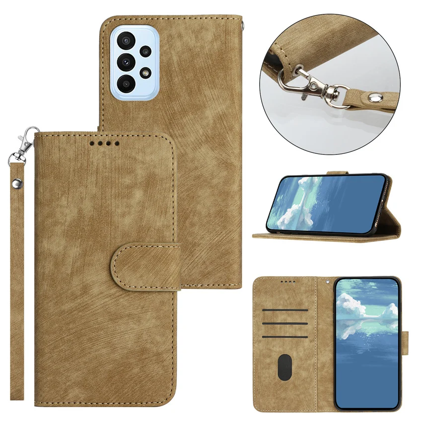 Magnetic Flip Case For OPPO A15 1A5S A35 A16 A16S A17 A17K A36 A76 A96 A54 A54S A55 A74 A93 A57 A77 A57S 5G Leather Phone Cover