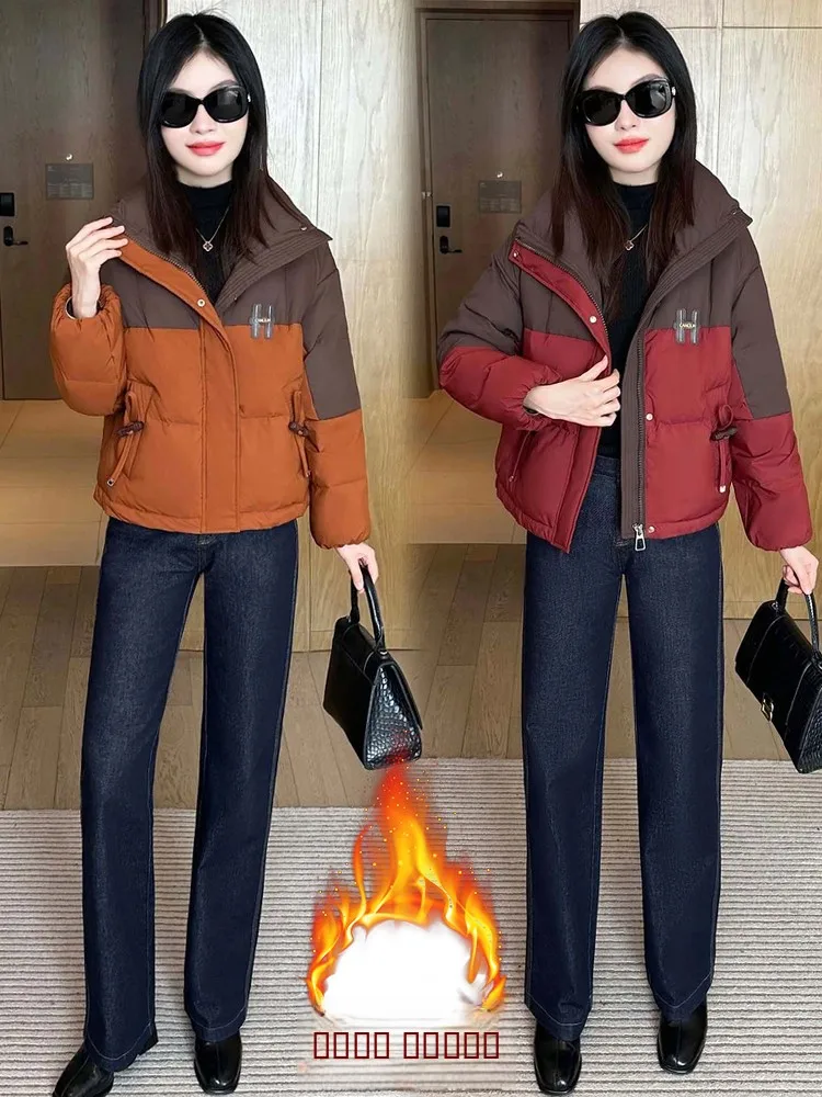 

Faionable Quilted ort down Jaet Women's Cotton Clothes Warm Sli Korean Version Winter New Arrival Small Size Versatile