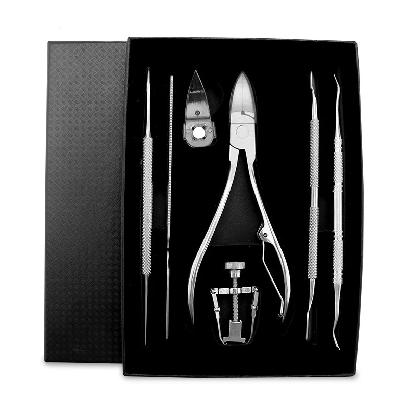 

7Pcs/set Foot Care Tools Ingrown Toenail Tools Kit Nail Care Ingrown Toenail Removal Correction Clippers Pedicure Tools