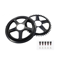 BAFANG Electric Bike Chainwheel BBS01B BBS02B Mid Motor Chainring Sprocket 44T 46T 48T 52T EBike Conversion Accessories