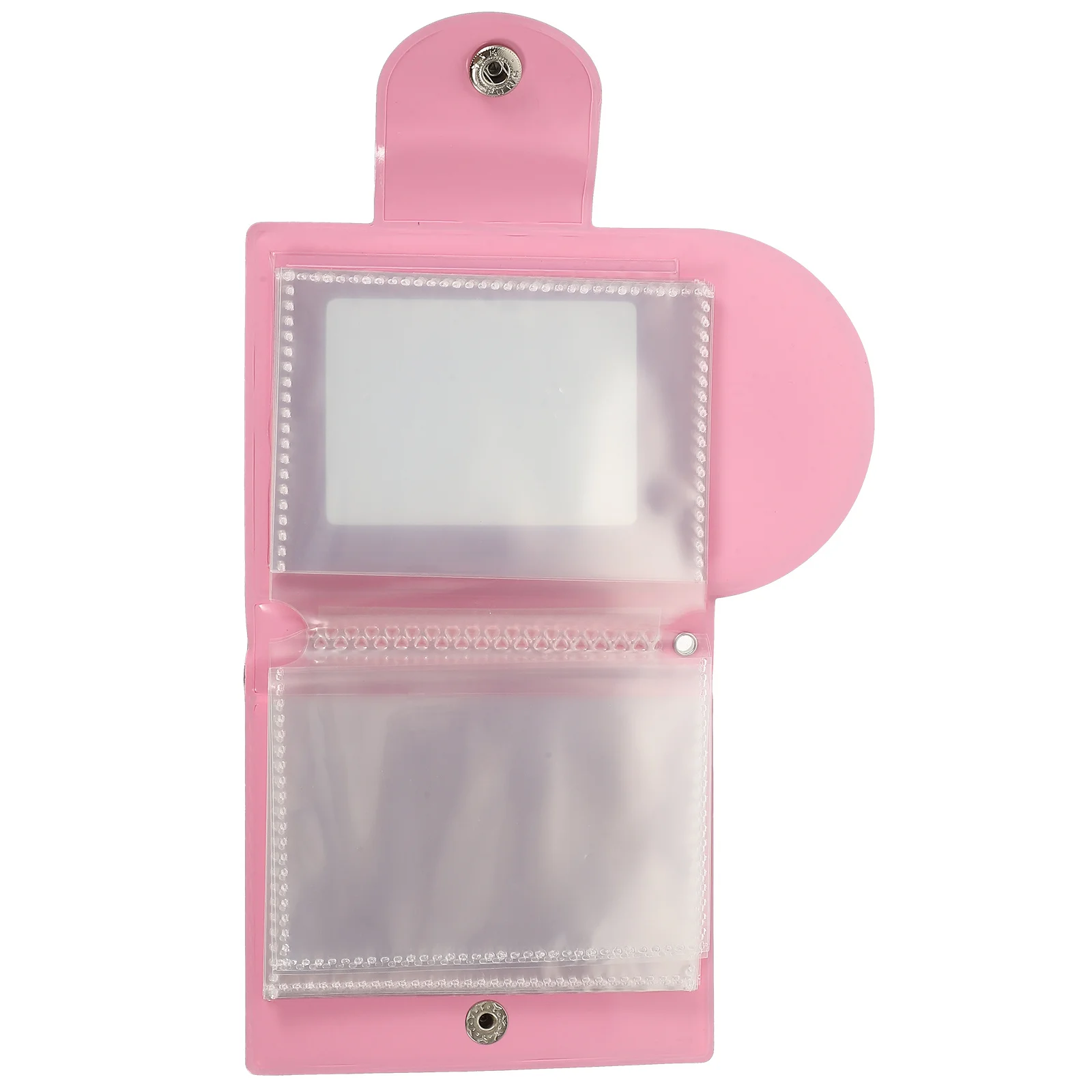 

Mini Photocard Album Compact Picture Holder with Clear Inserts for Safe Photo Storage Lovely DIY Scrapbook Journal for Family