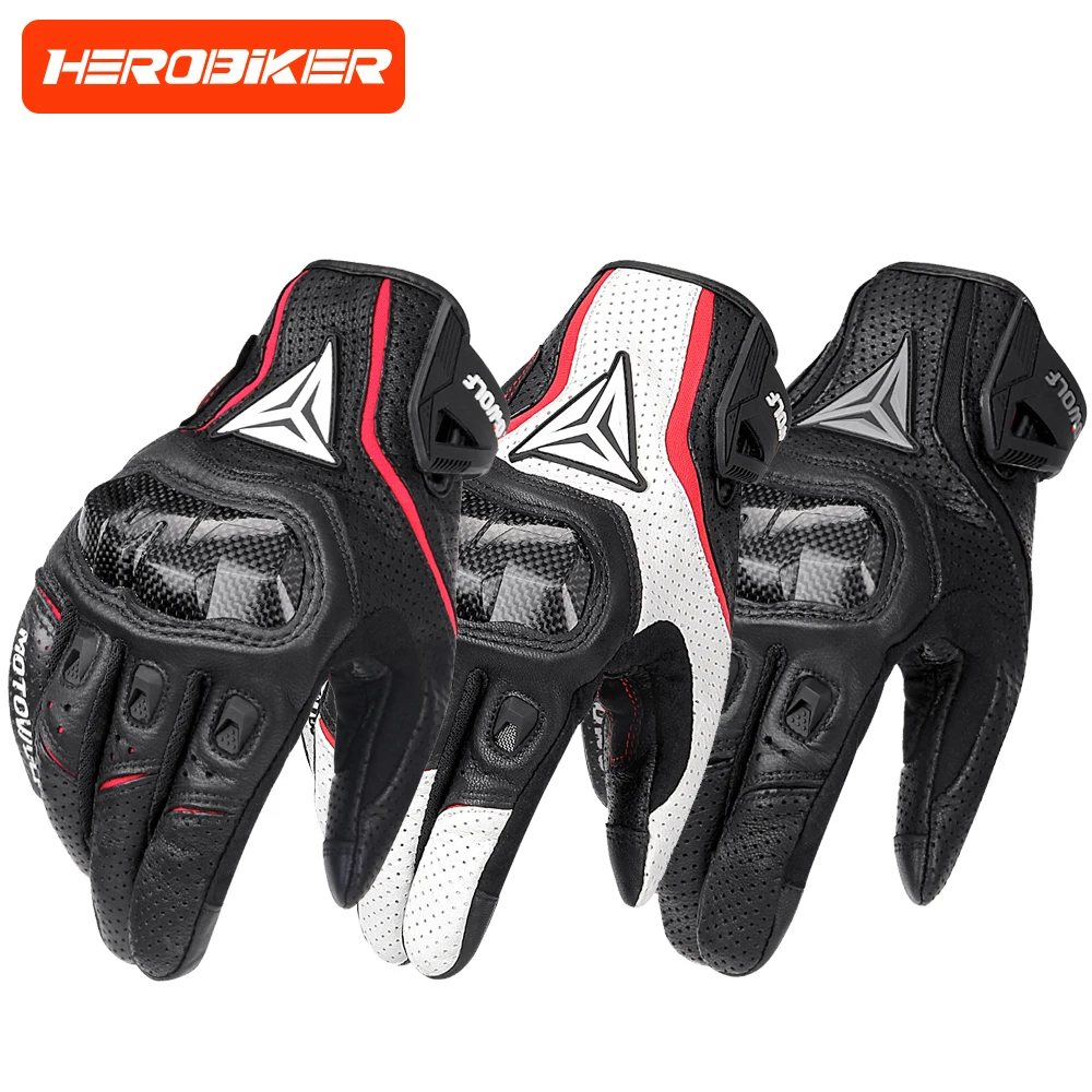 

Motorcycle Gloves Scratch Resistant Breathable Wear-resistant Off-road Motorcycle Gloves Touch Screen Anti Fall Riding Equipment