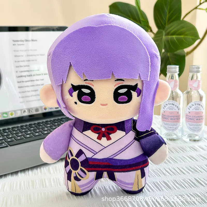 25cm Genshin Impact Project Cartoons Anime Game Character Stuffed Plush Doll Birthday Gifts