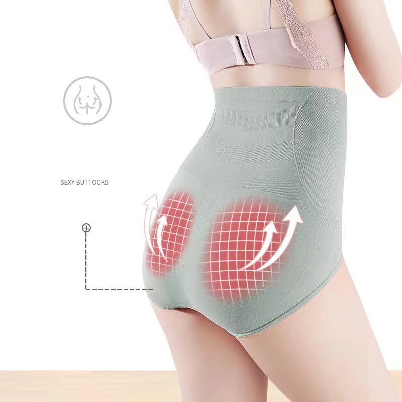 Body Shaper High Waist Seamless Panties Women Underwear Anti-bacteria Soft Crotch Briefs For Female Intimates Lingerie Shapewear