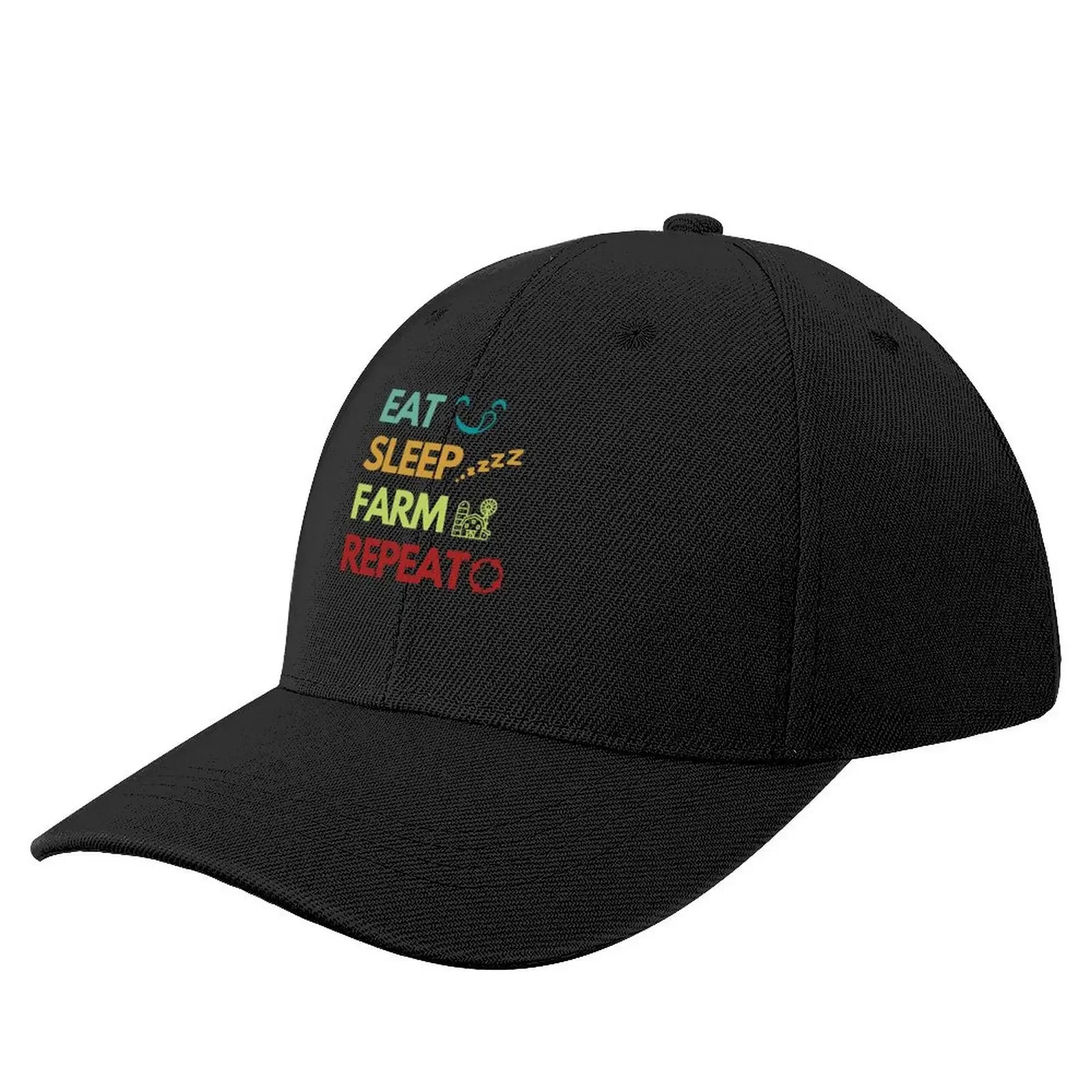 

Eat sleep farm repeat | Farm quote Baseball Cap