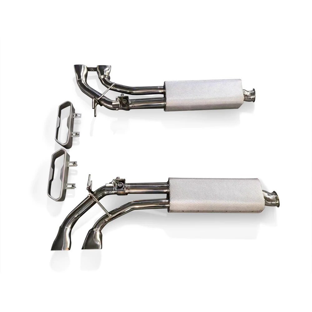 Exhaust System Performance Catback for Mercedes Benz G500 G63 G65 W464 Muffler With Square Tips