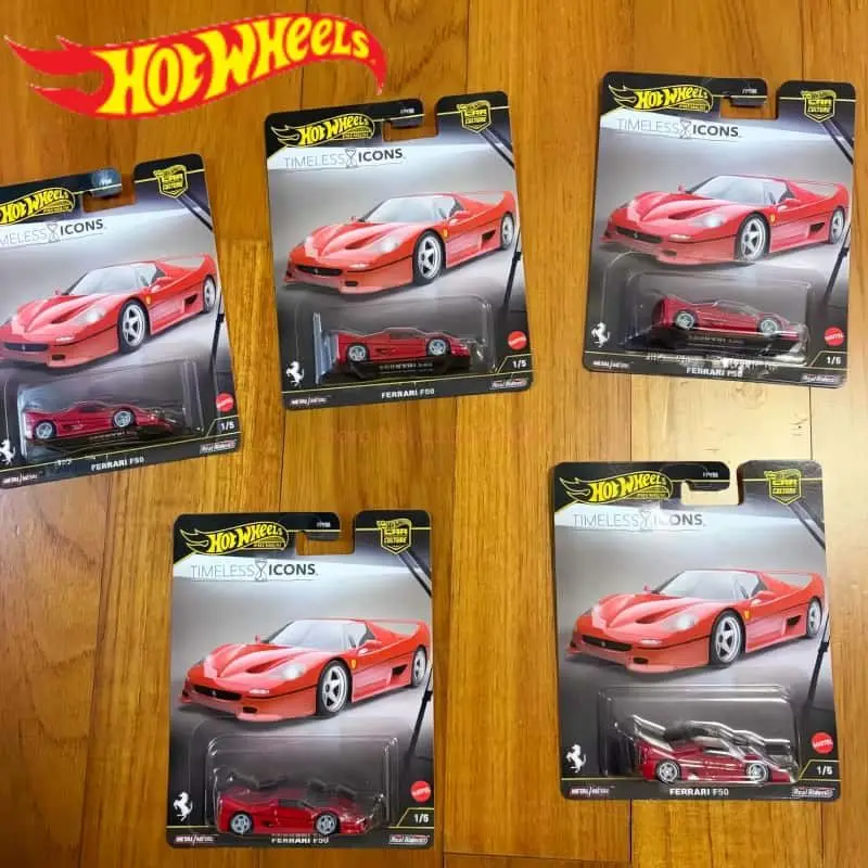 

В наличии оригинальные модели Hot Wheels FPY86 TIMELESS ICONS FERRARI F50, литые под давлением, коллекционные игрушки, подарки на день рождения для мальчиков