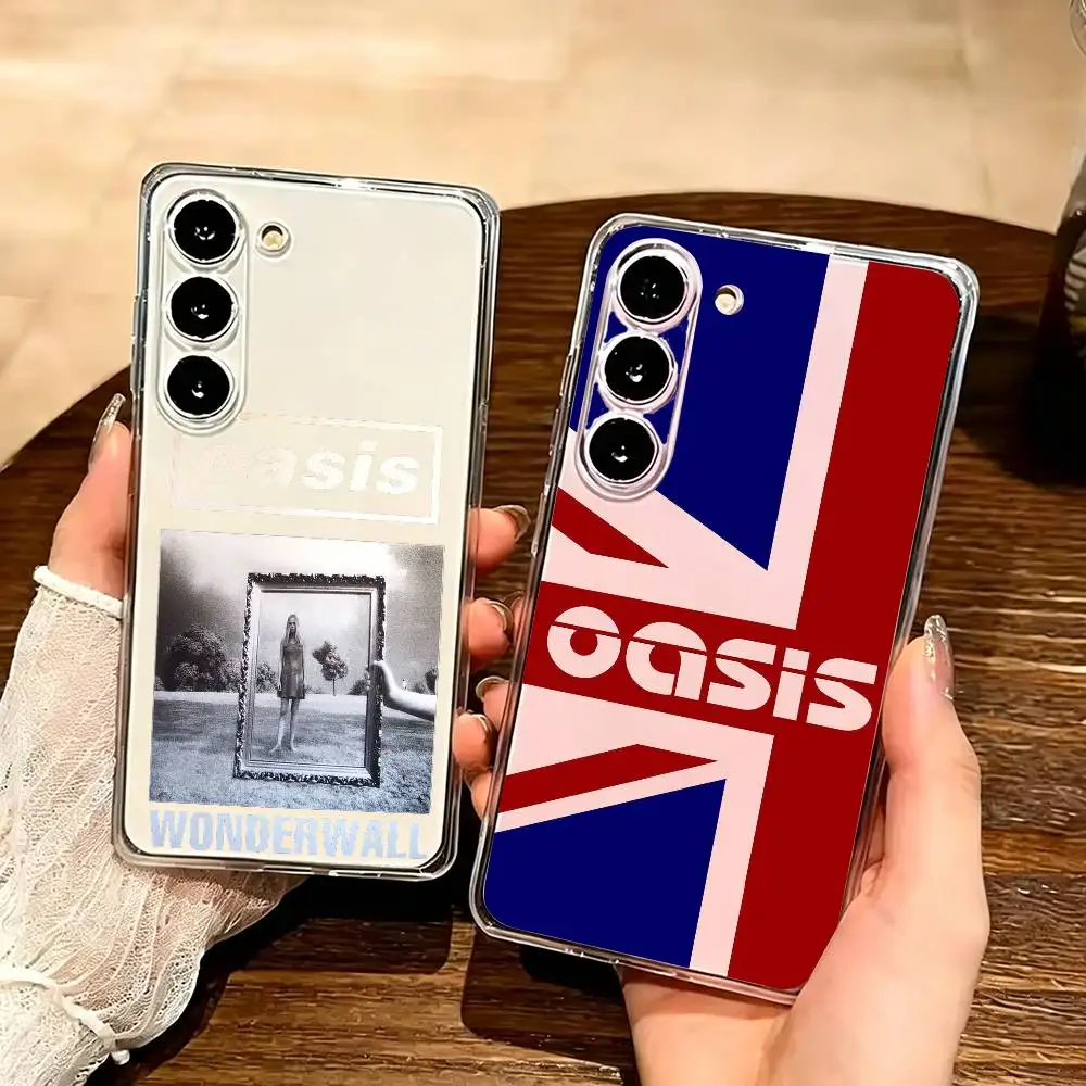 Band Oasis W-Wonderwall Clear Hard Phone Case For Samsung Galaxy A91,80,73,72 ,71,53,52,32,31,22,21s Transparent