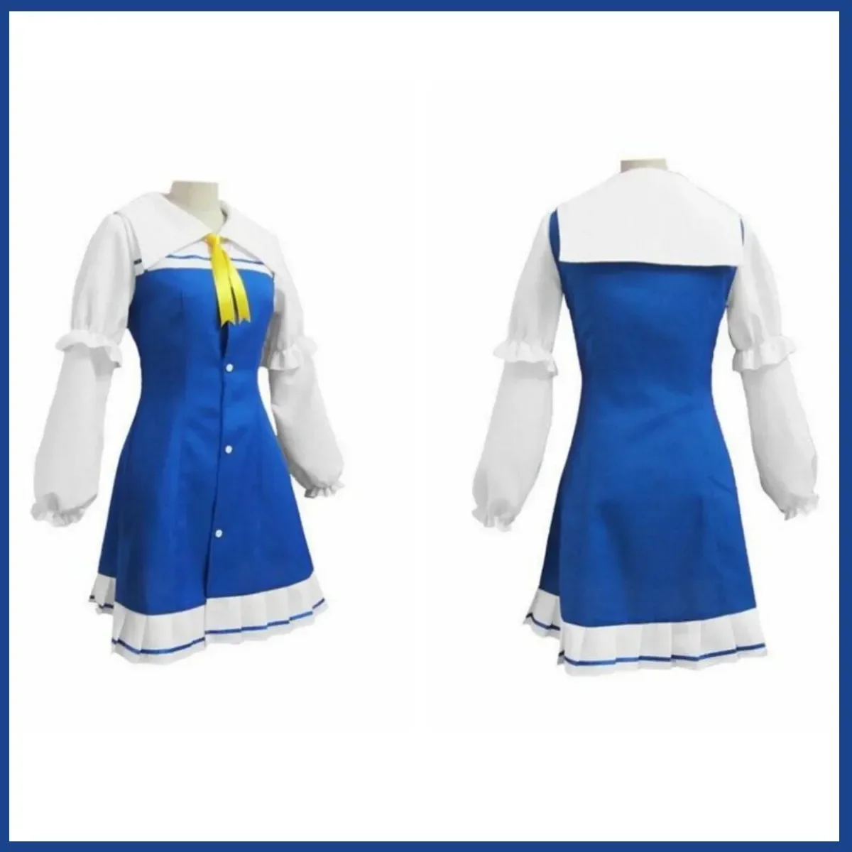 Le travail du jeu Ryuo n'est jamais fait! Hinatsuru Ai Cosplay Costume pour femme, perruque à col beurre, jupe Jk, fête d'anniversaire Kawaii, marin trempé