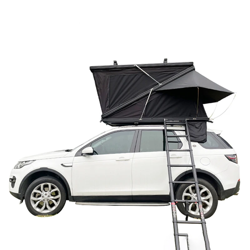 af-2026 Car Roof Tent Dual Hydraulic Telescopic Camping Cotton Fabric 3-4 Person Hardshell Rooftop Tents