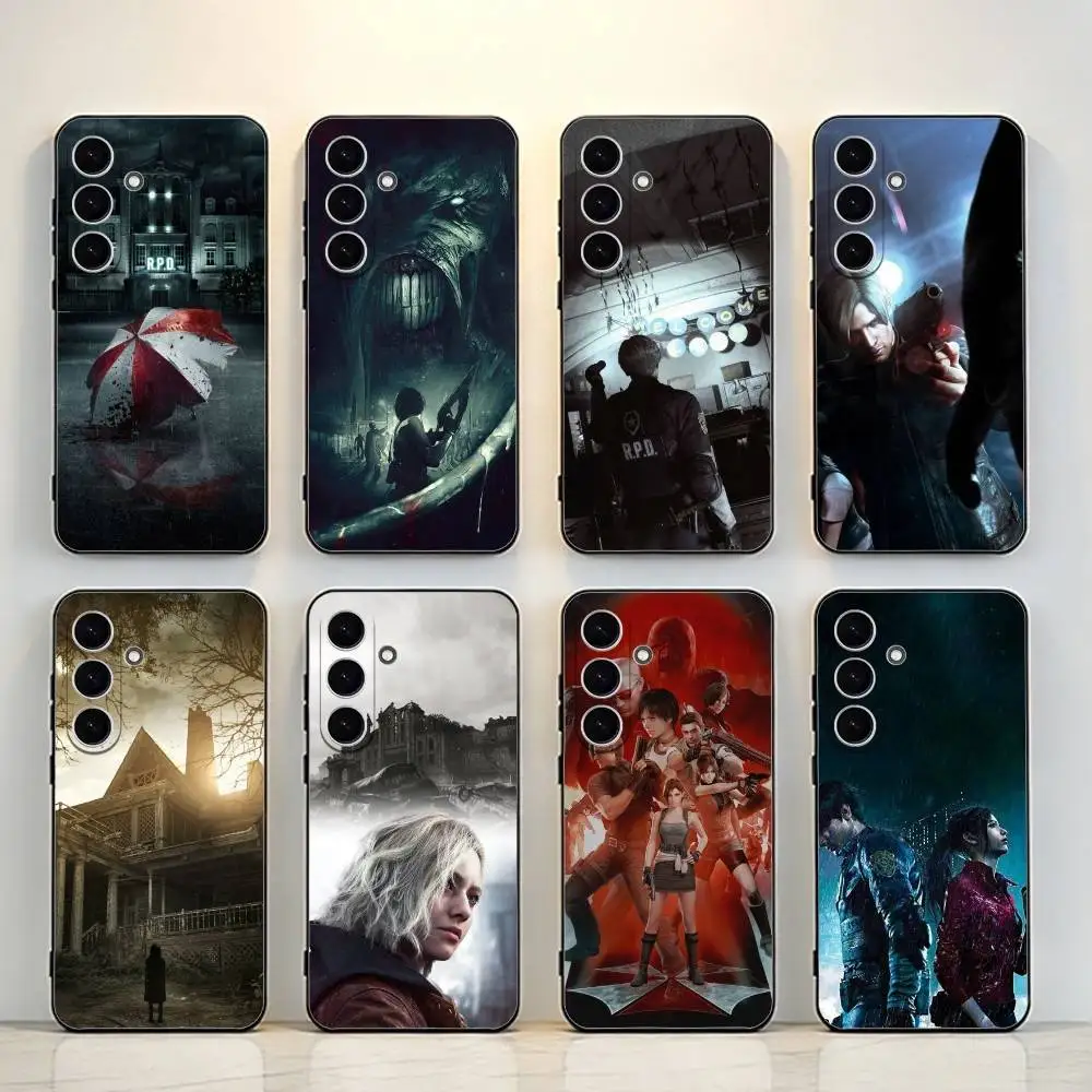 

Resident E-Evil G-Game Phone Case For Samsung Galaxy A73,A72,A71,A70,A53,A52,A51,Others Soft Black Shell ll