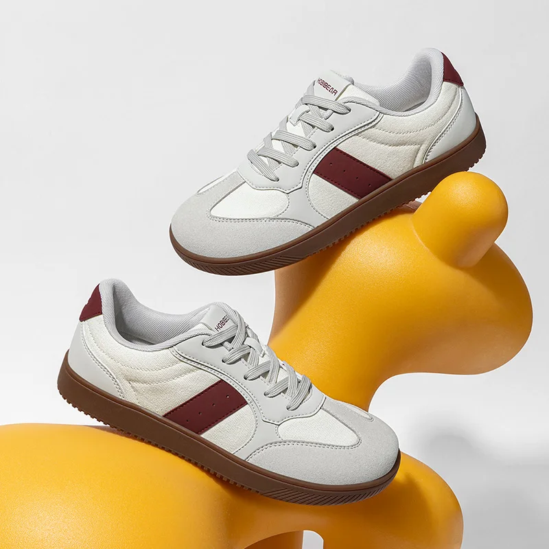 HOBIBEAR Unisex-Sneaker mit Barfuß, breiter Zehenbereich, minimalistische Zero Drop, rutschfeste Schuhe, Schnür-Mesh-Freizeit-Sneaker – Detail 4