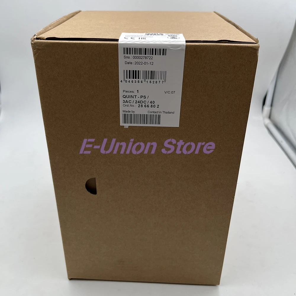 

Импульсный источник питания с 3-фазным входом, преобразующий в 24В выход, 2866802 QUINT-PS/3AC/24DC/40 QUINT POWER 24VDC/40A