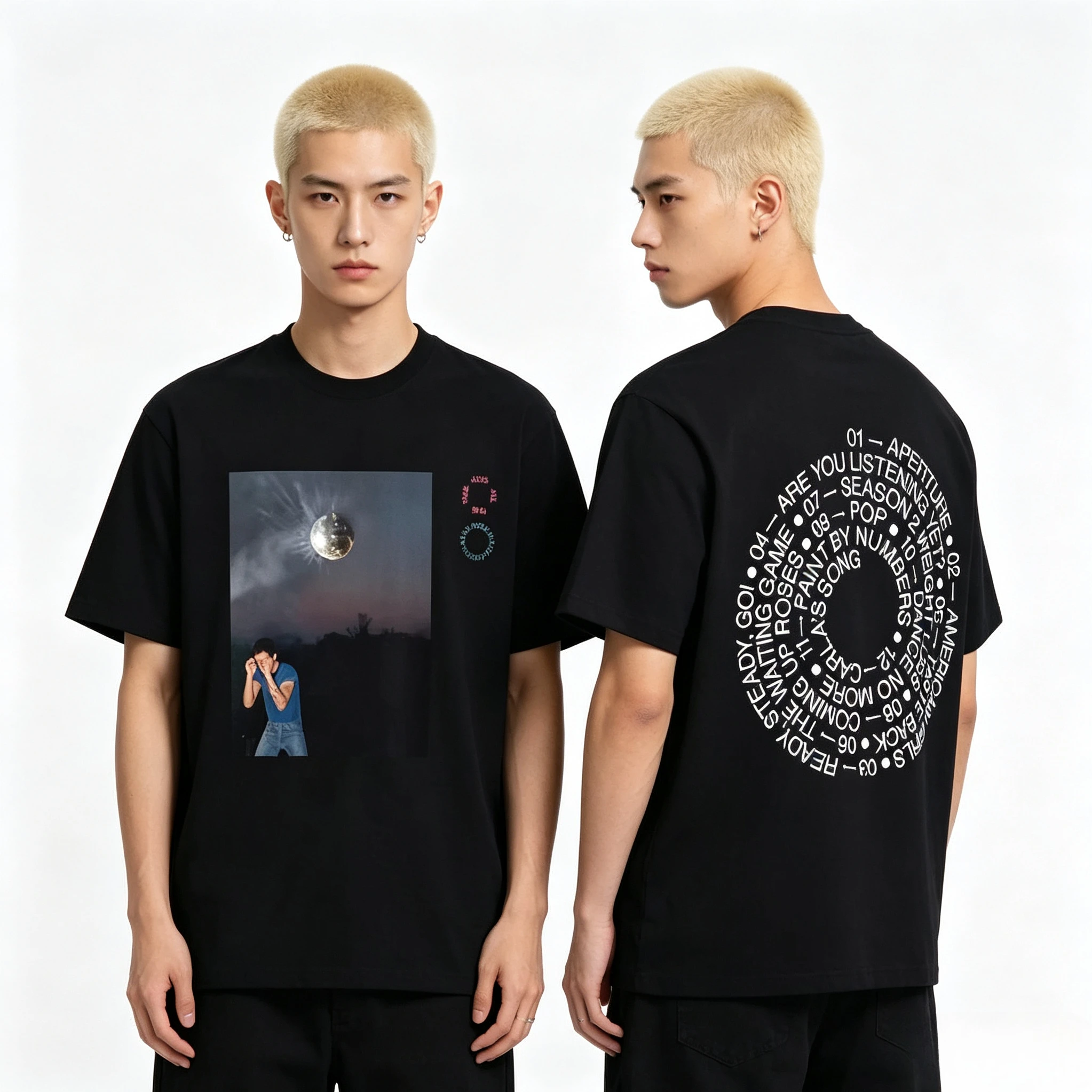 Sommer Neuheit Harry Styles Kiss All The Time Disco Occasionally Tour 2026 Grafik-T-Shirt Unisex Hip-Hop Streetwear Gothic T-Shirt