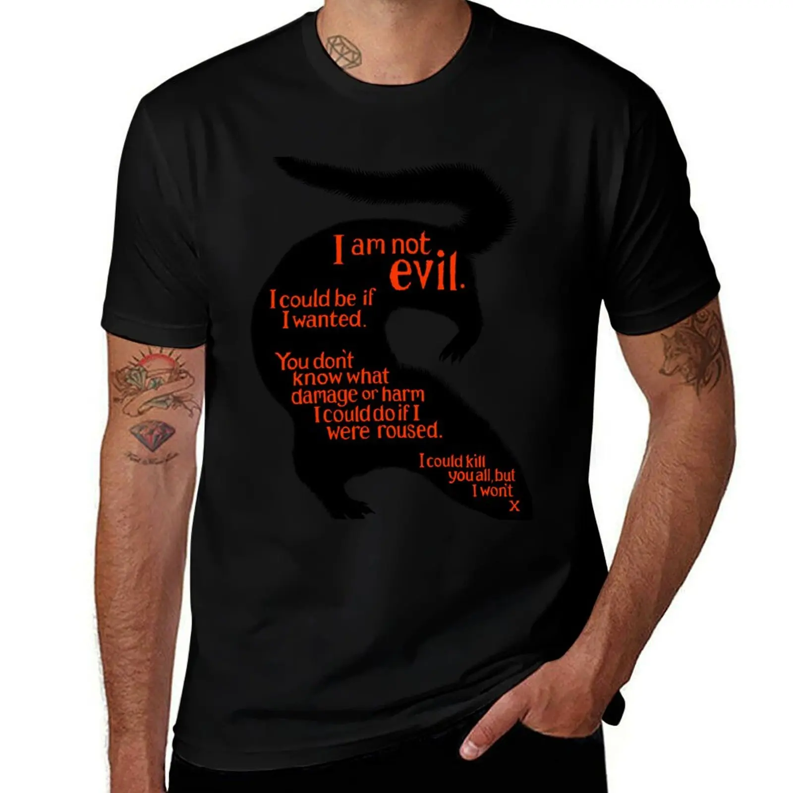 Gef The Talking Mongoose - Not Evil! T-Shirt Quick Dry Outdoor Sports T-Shirt