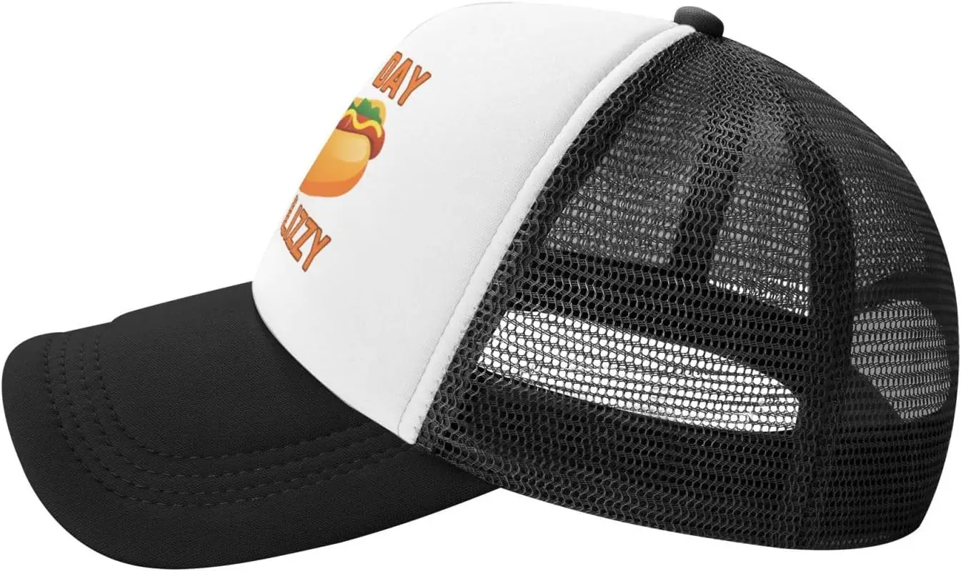 Its A Bad Day to Be A Glizzy Mesh Hat Men Women Hot Dogs Lover Baseball Cap for Women Men Funny Trucker Hat Black