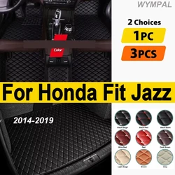 Car Floor Mats For Honda Fit Jazz 2014 2015 2016 2017 2018 2019 2020 Car Accessories