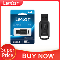 Original Lexar V400 USB 3.0 USB Flash Drive 32GB 64GB 128GB High Speed JumpDrive Pendrive Mini U Disk Pen Drive USB Memory Stick