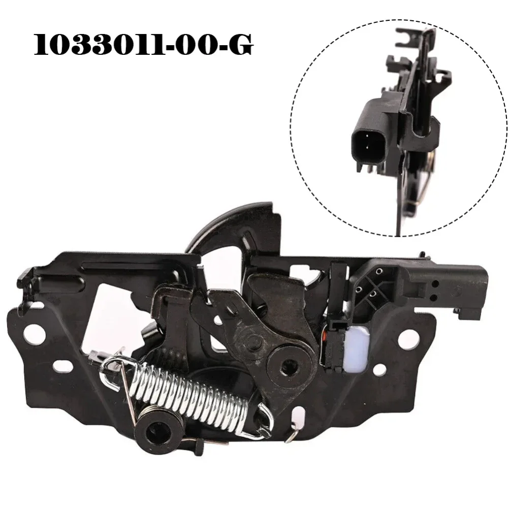 

EZC-CH-069 For Tesla Model 3 X S 2017 2018 2019 2020 1033011-00-G Bonnet Hood Lock Latch Car Metal Replace Automobiles Parts