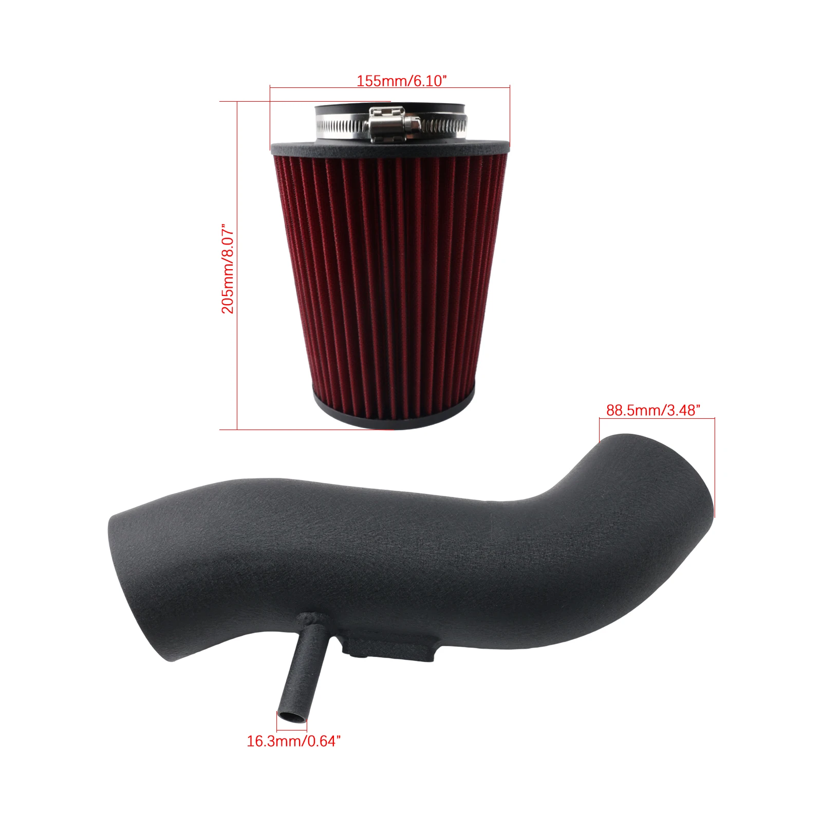 factory supply Shortram Cold Air Intake Kit For Honda Passport 2019-2025 Pilot 2016-2022 Ridgeline 2017-2026 3.5L V6