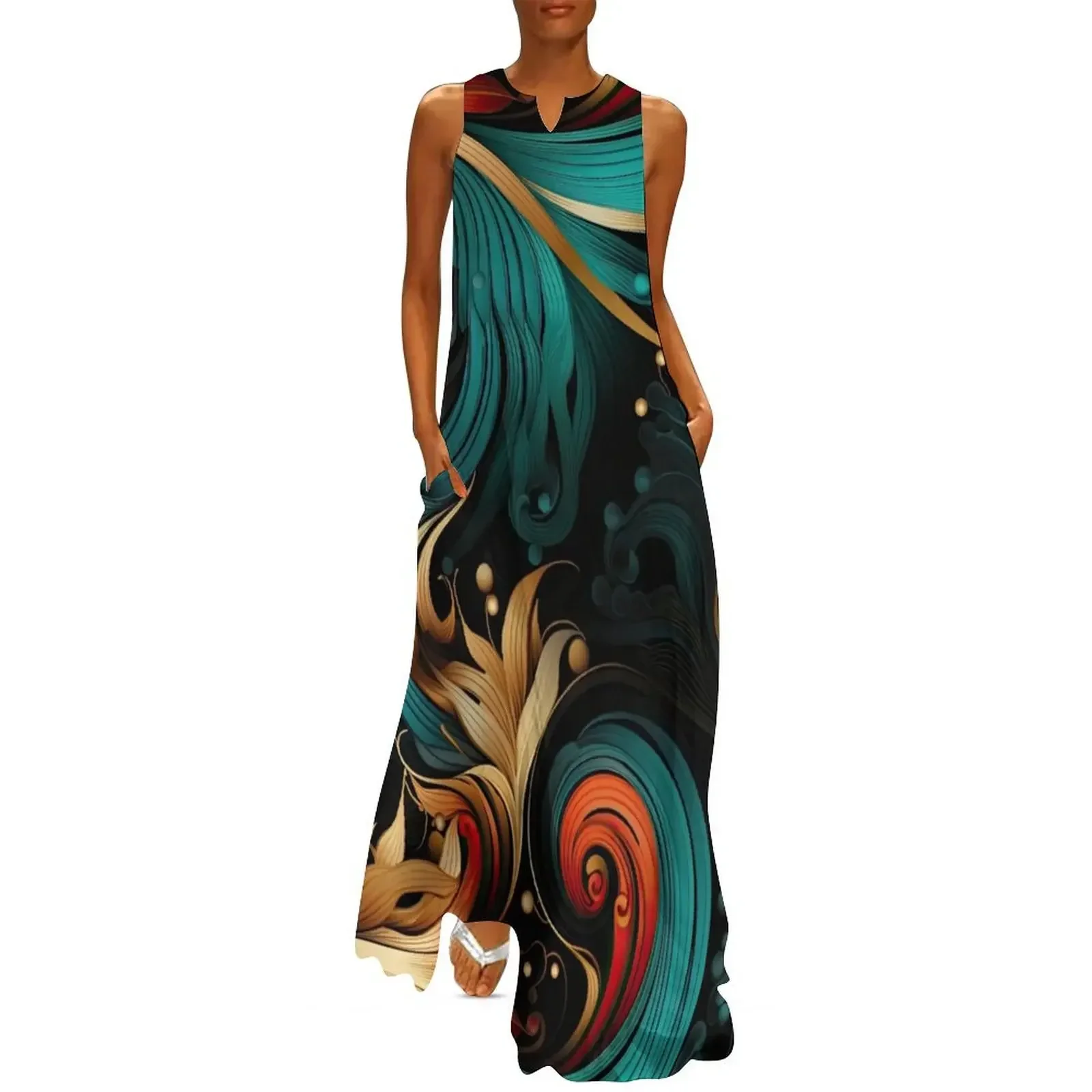 

Fern's Reverie Long Dress dress women summer wedding guest dress 2025 Female clothing women's summer dresses 2025