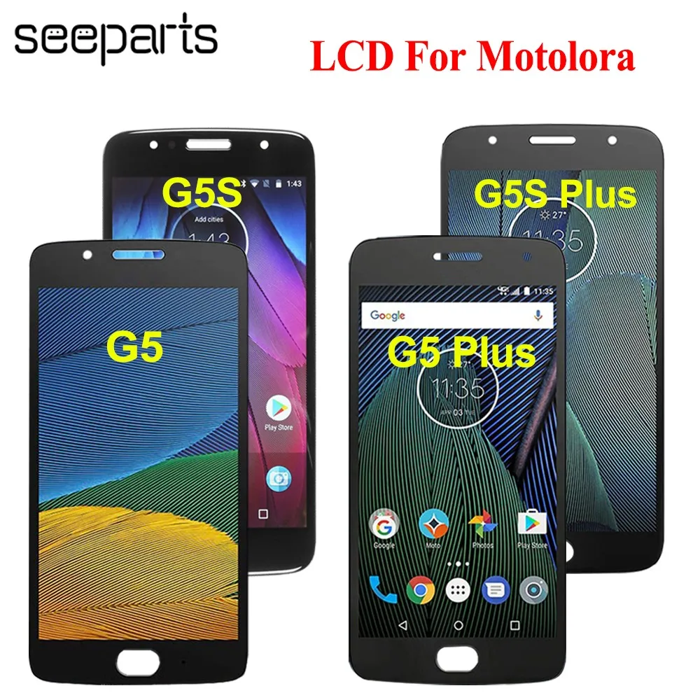 Tested Well For Motorola Moto G5S Plus TouchScreen Digitizer For Moto G5 Display G5 Plus Screen