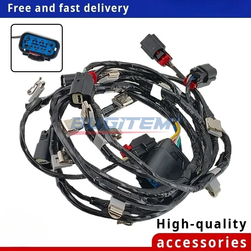 1PCS New Front Fascia Wiring Harness 68261975AC 68261975AB 68261975AA For 2016-2022 Jeep Grand Cherokee Replacement Part