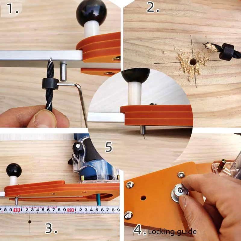 Router Base, Electric Hand Trimmer Replacement Base, Woodworking Edge Cutter Milling Machine Base, Power Tool Accessory - view 5