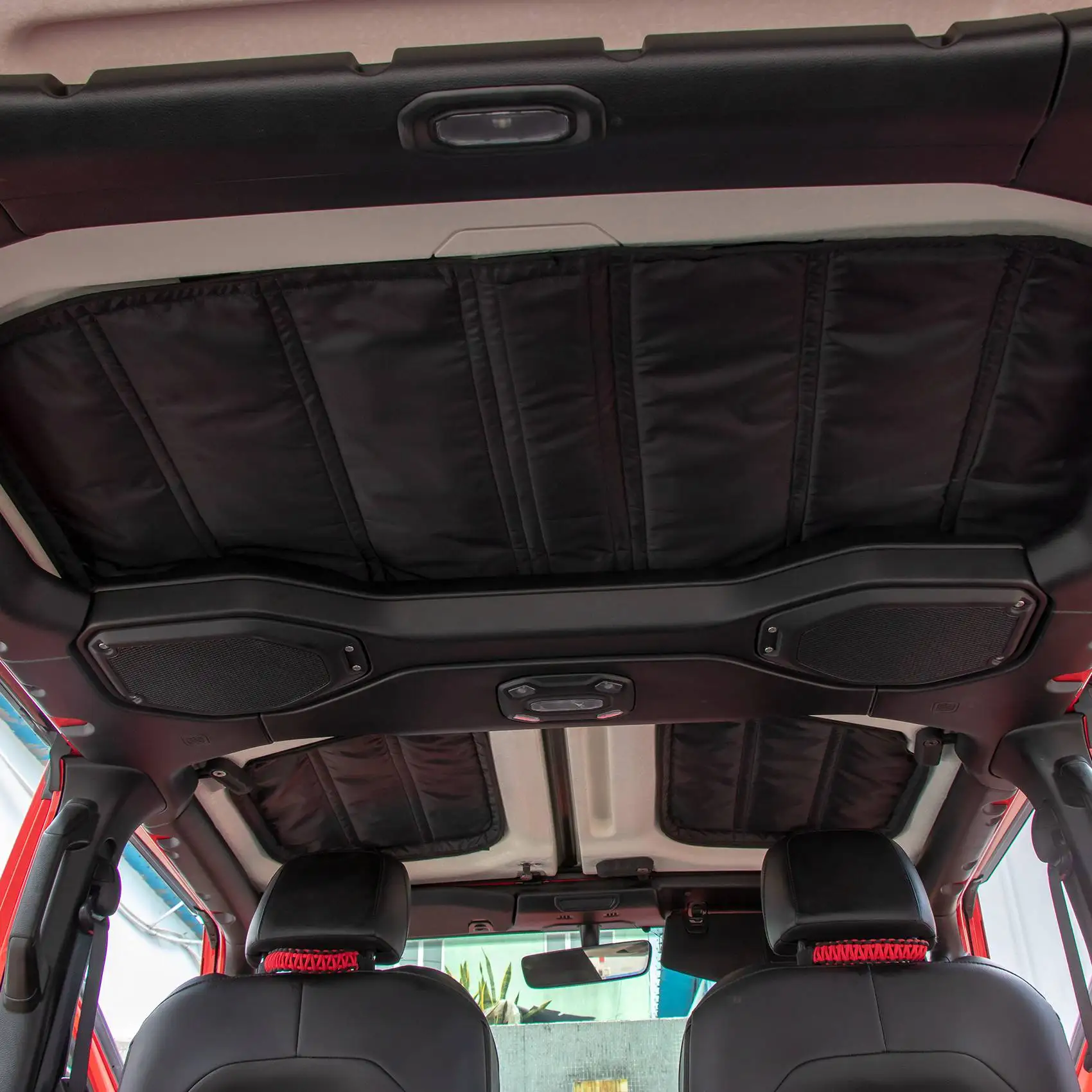 

Heat Insulation Cover Pad Sound Deadener Cotton For Jeep Wrangler JL 2018 2019 4 Doors Car Accessories-Y79A