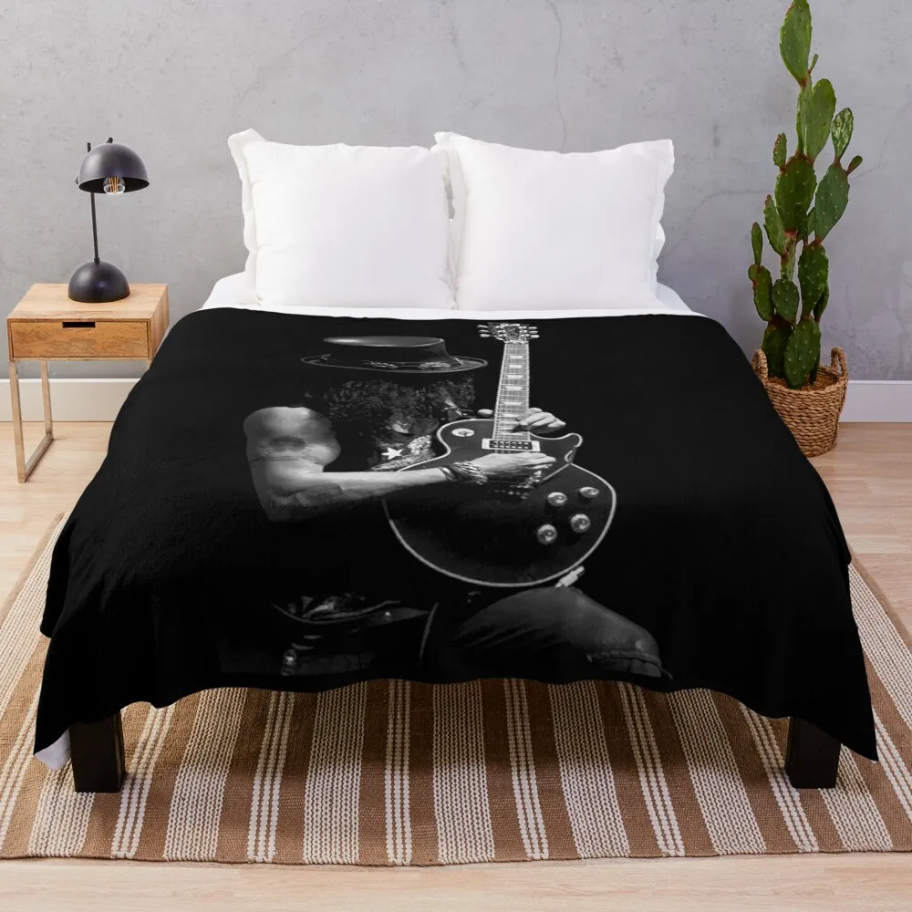 stage slash guitars vintage Throw Blanket Hairys Personalized Gift Decorative Sofa manga Blankets