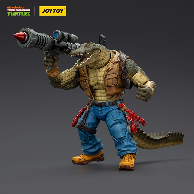JOYTOY TMNT Wojownicze Żółwie Ninja Leatherhead Figurka Akcji 1/18 Model Zabawka