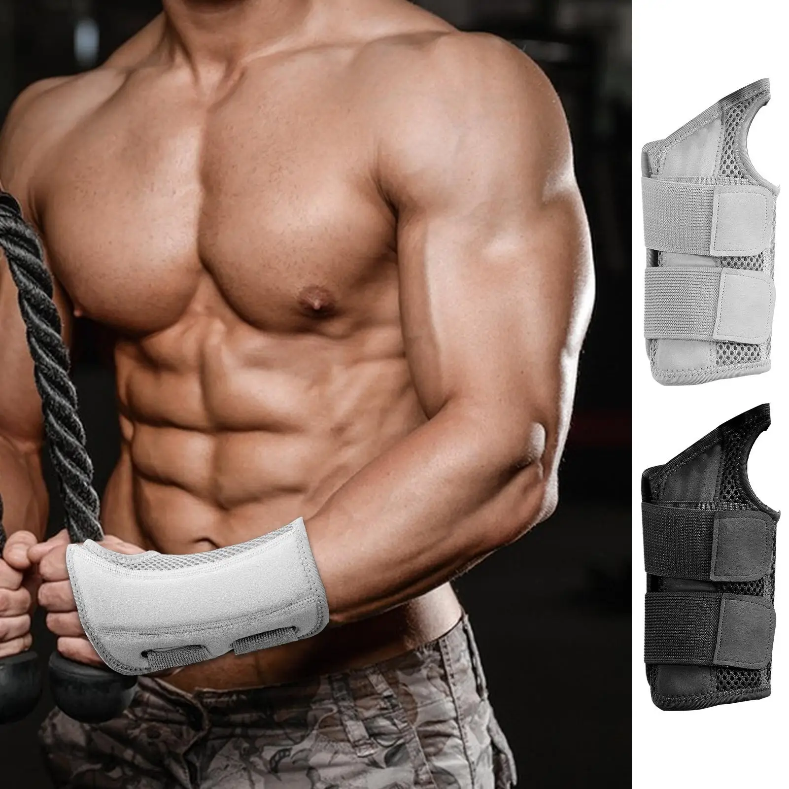 

Оболочка от сухожилия, регулируемый двойной ремень, защита на запястье, тонкая защита на запястье для большого пальца для правой руки, рабочее место, спорт, день