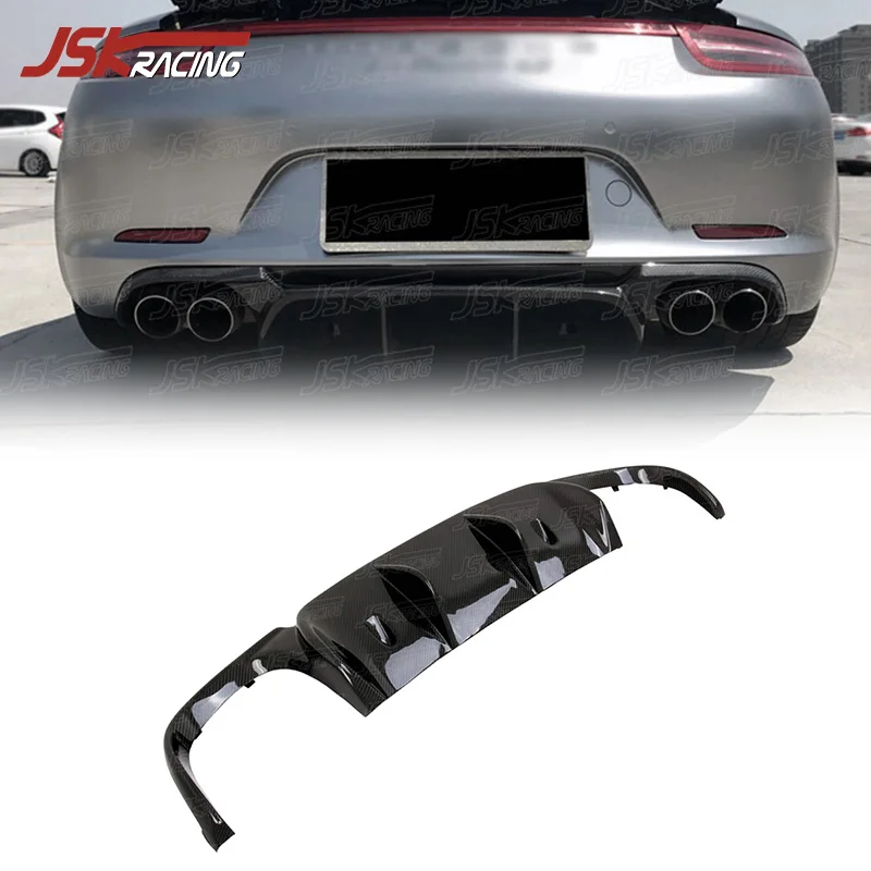 

Карбоновый задний диффузор для Porsche Carrera 911 991 2012-2015 годов, модифицированный, улучшенный, в стиле Vorstein B.
