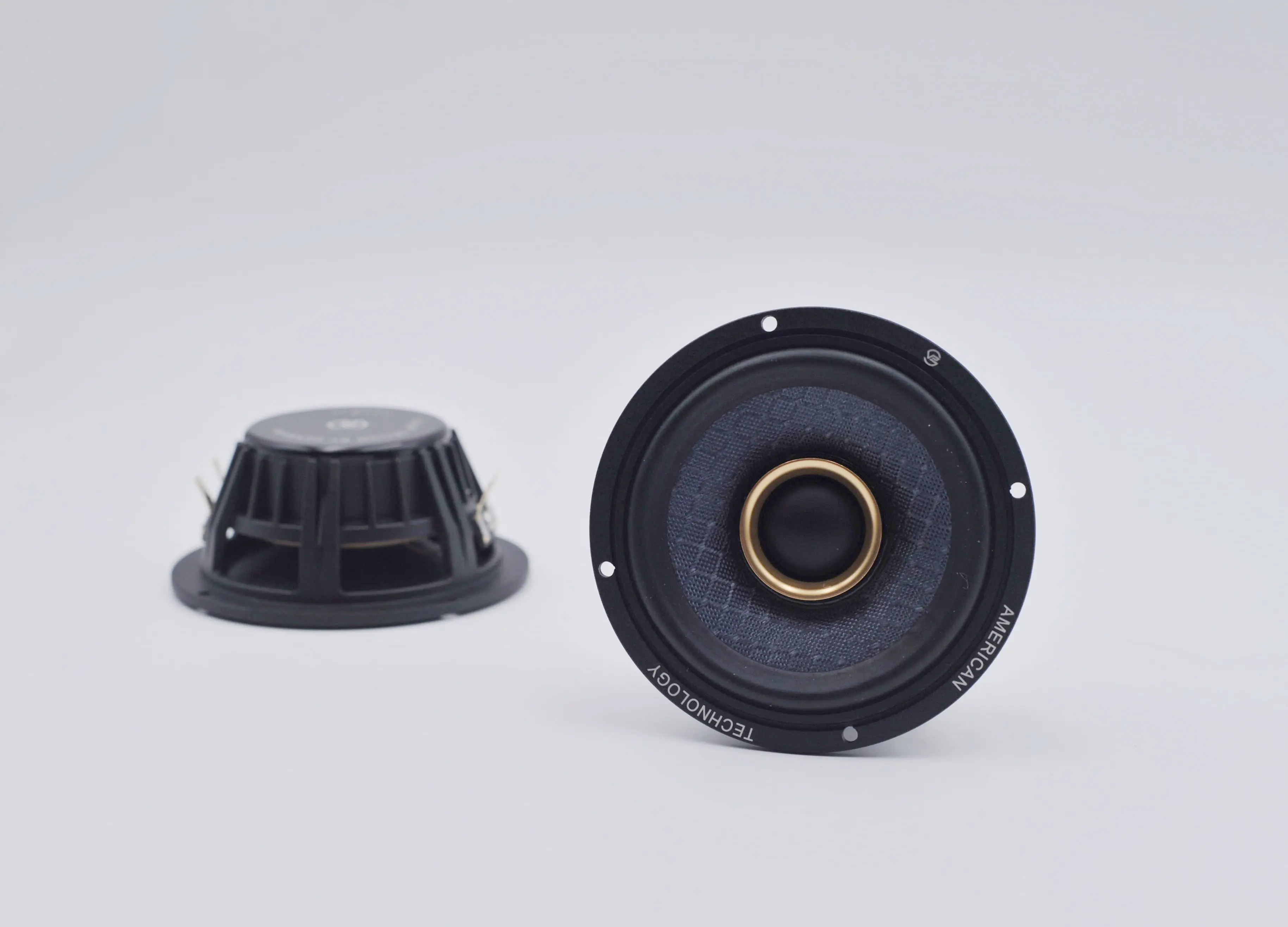 3.5-Inch Same Point Sound Source Mid-Range Speaker, Car Center Speaker, Car Two-Way Three Channel 3-Inch Mid-Range Speaker