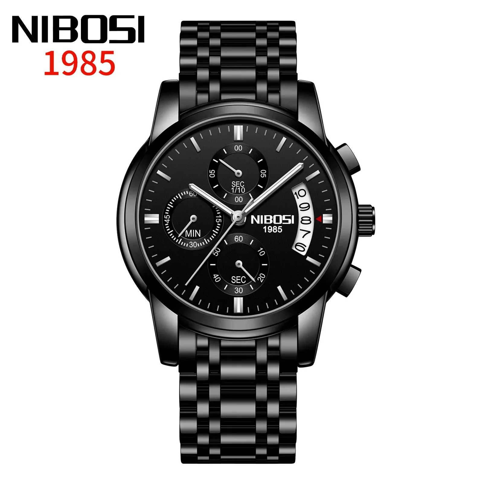 

NIBOSI часы мужские лучший бренд класса люкс мужские кварцевые мужские часы с датой водонепроницаемые спортивные часы наручные часы Relogio Masculino