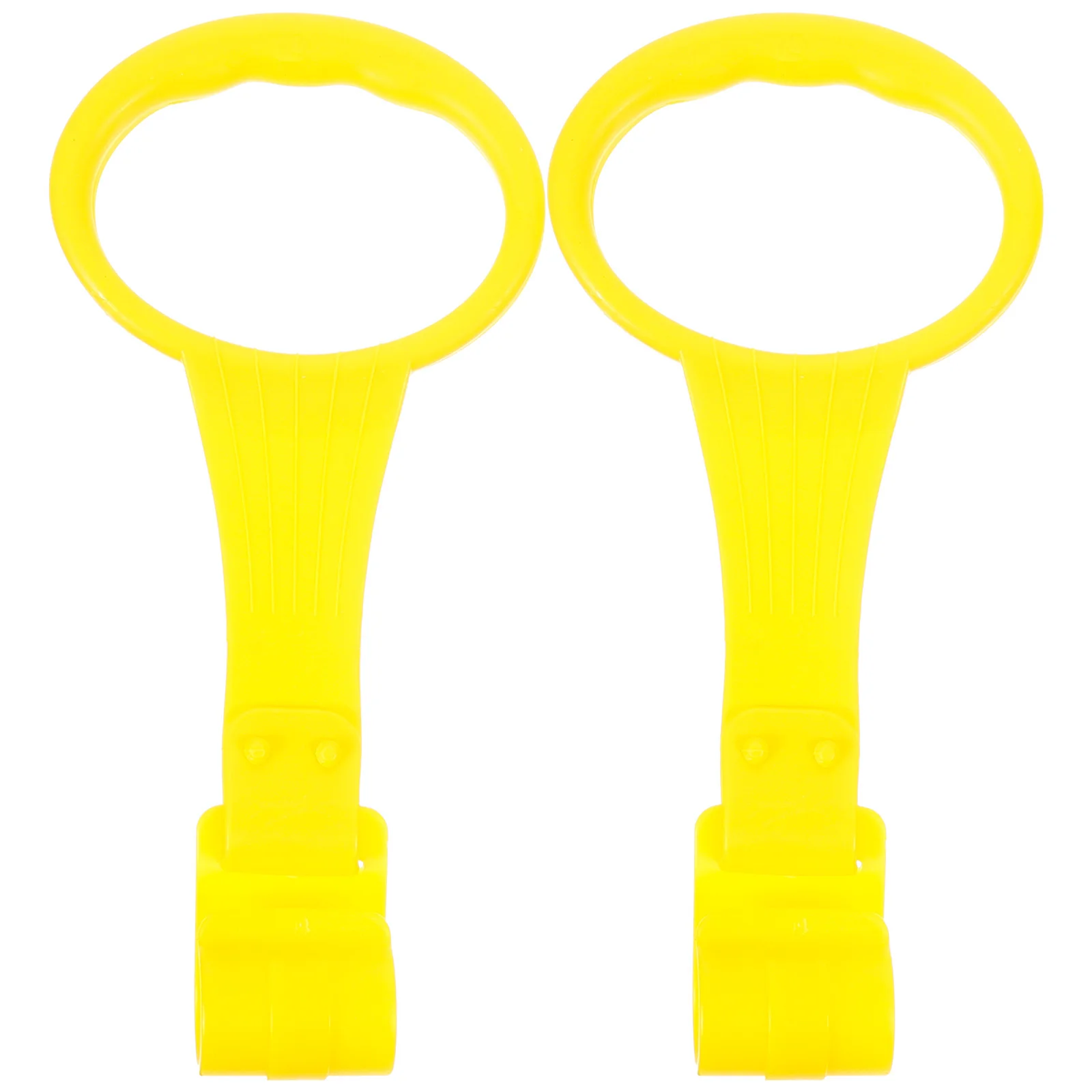 1Pair Infant Pull Rings Baby Standing Safety Handles Baby Crib Hanging Rings Walking Exercise Support Playpen Accessories