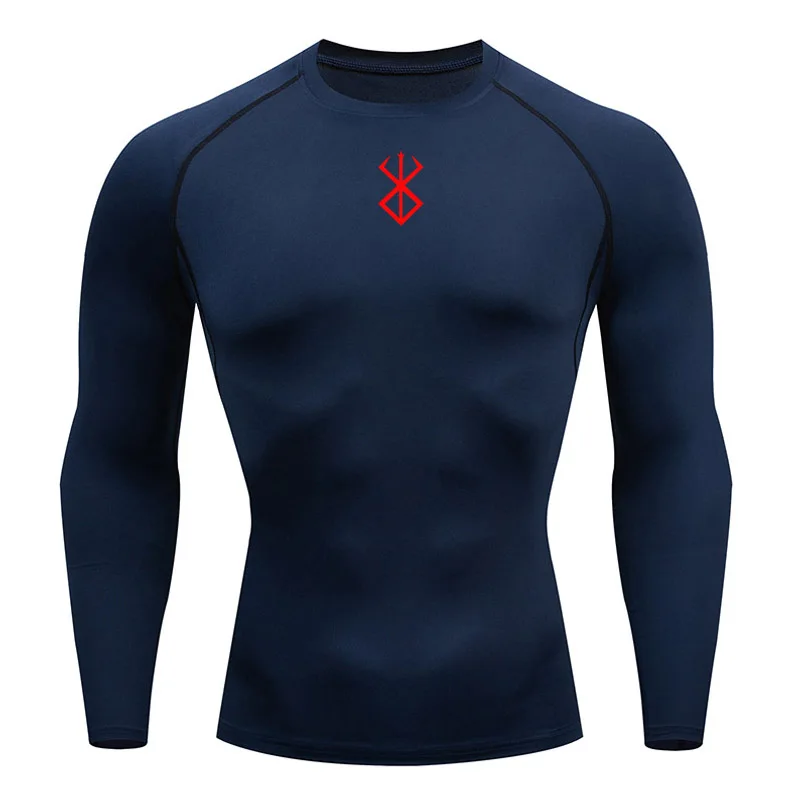 Compression sports shirt long sleeve men\'s running T-shirt bodybuilding top top tracksuit summer short sleeve jogger