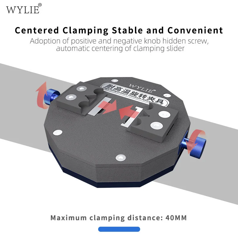 WYLIE Universal PCB Fixing Holder High Temperature Resistant Adjustable BGA Fixture IC Chip Soldering Phone Repair Clamping Tool