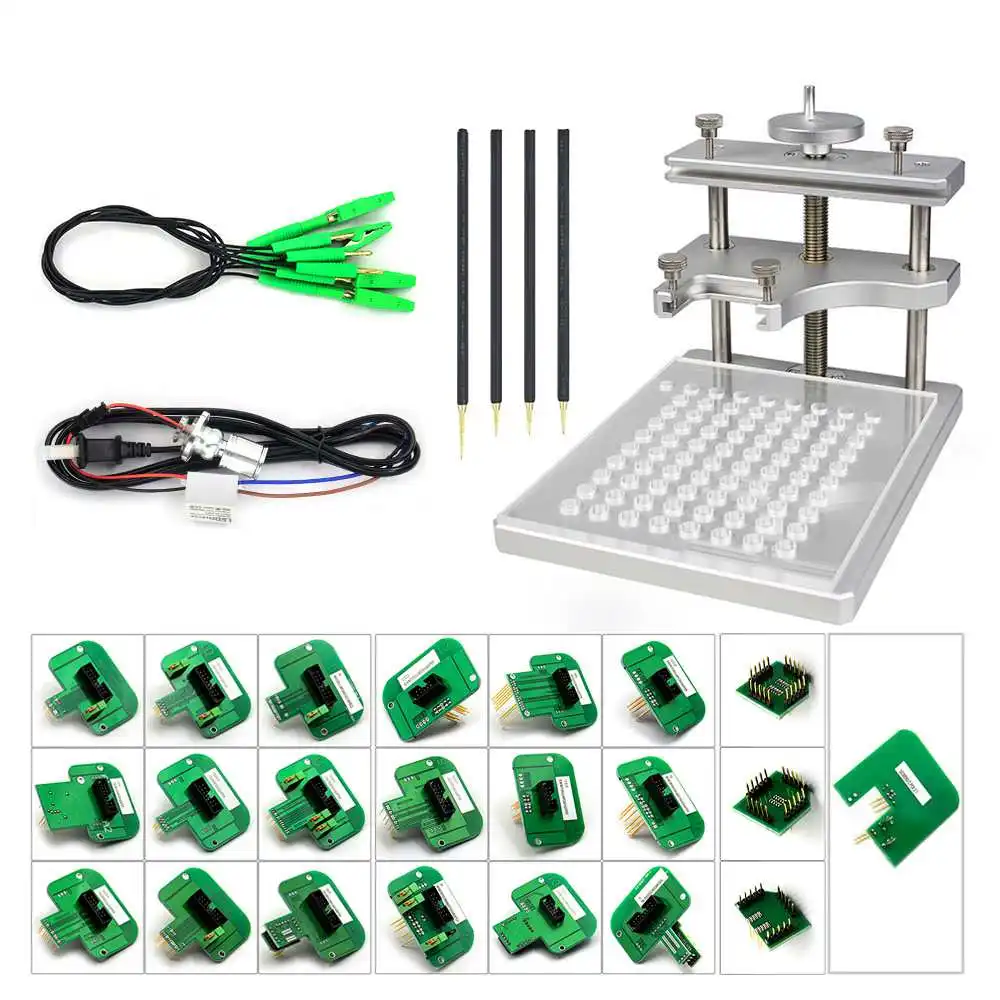 

LED BDM FRAME BDM Probe Stainless Steel With 22pcs BDM Adapters