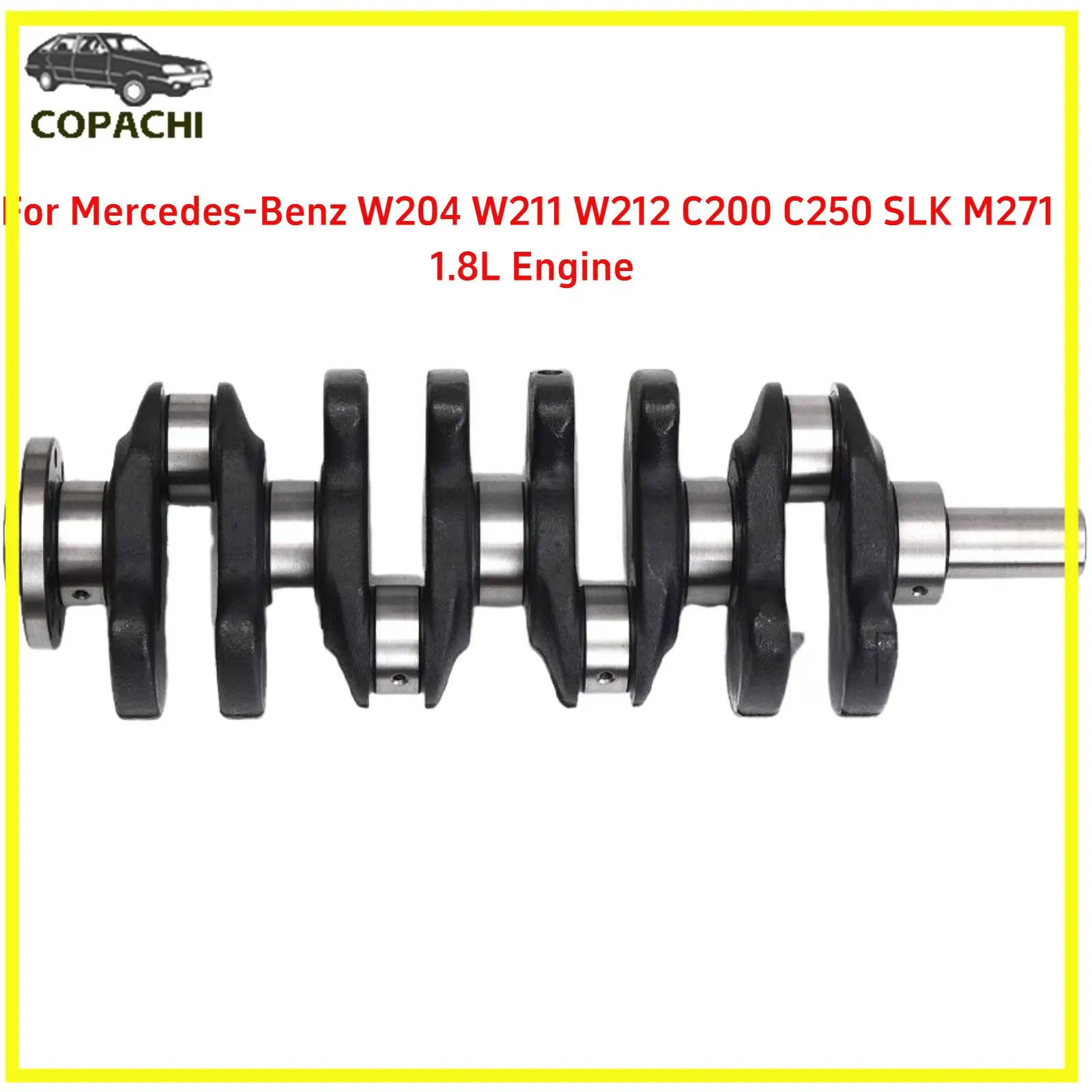 271 030 02 01 Crankshaft For Mercedes-Benz W204 W211 W212 C200 C250 SLK M271 1.8L Engine Car Part Replacement Accessories