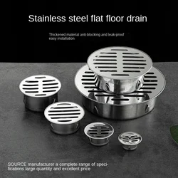 Stainless Steel Exterior Wall Air Vent Grille Various Size Round Ducting Ventilation Grilles Home Office Air Vent