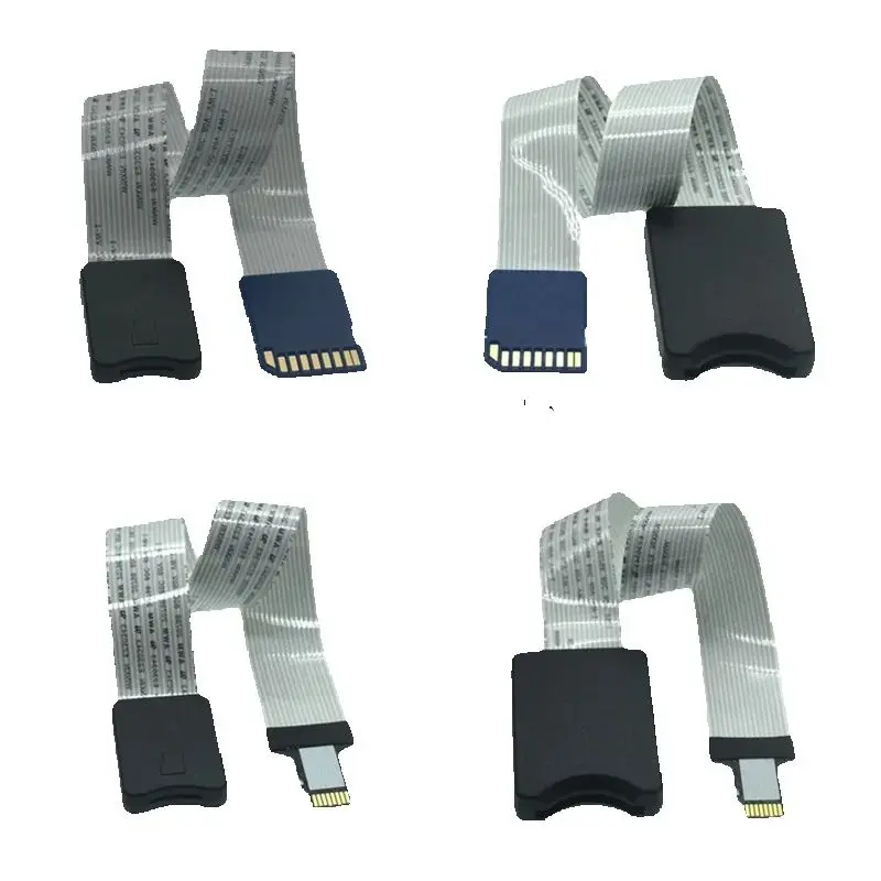 TF SD Card Female To TF Micro SD Male SD To SD TF To TF Flexible Card Gps Extension Cable Extender Reader Drop Ship
