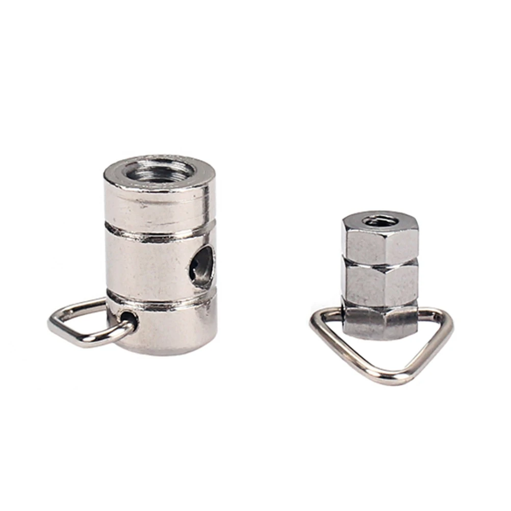 

Banjo Strap Lock Buttons Metal Guitar Buckles Silver Durable Easy Mount No Modification Acoustic Electric Bass Guitar Parts