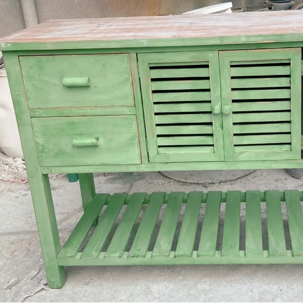 Nordic Antique Wooden Large Bookcase Stable Structure Long Lasting Anti-Tip Design Thickened Panel Durable Build Easy to Use