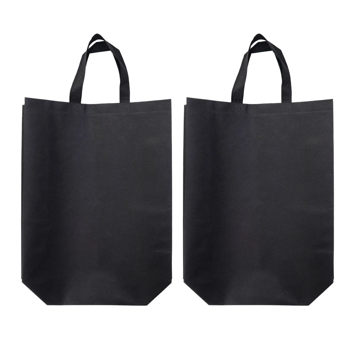 

2 Pcs Non-woven Shopping Bag Bags Handbag Foldable Lamination Storage Folding Pouch