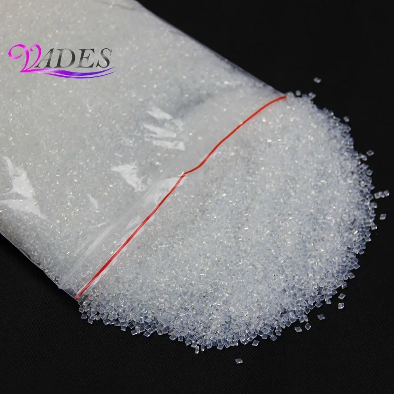 100g/500g Italian Keratin Glue Grain For Extensions Tools Clear Color Super Glue For Keratin Fusion Hair Extensions