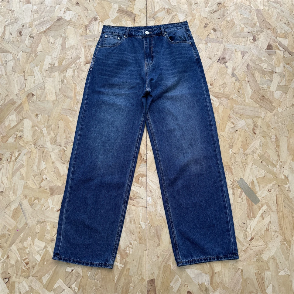 

Модные джинсы с вышивкой, повседневные прямые брюки для лета, универсальный удобный дизайн Venus Godd